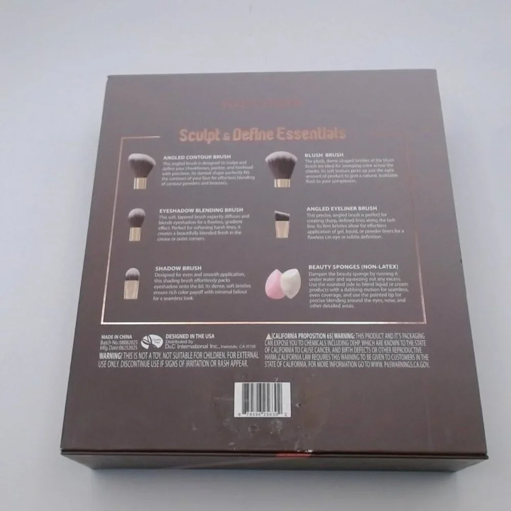 Beauty Evolved‎ Sculpt & Define Essentials Brush & Sponge Set – NEW
